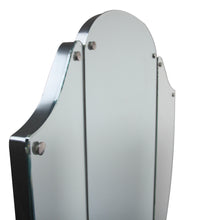 Load image into Gallery viewer, 1940s Danish ebonised vanity dressing table with triptych mirror