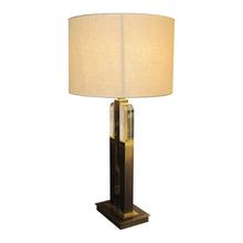 Load image into Gallery viewer, 1970s Italian pair of Lucite and brass table lamps