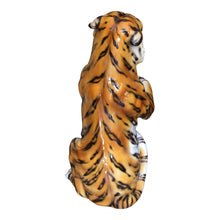 Load image into Gallery viewer, 1980s Italian large ceramic sculpture of a standing up tiger