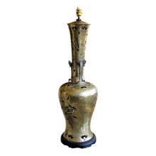 Load image into Gallery viewer, American, Art Deco Large Brass Table Lamp With Carvings