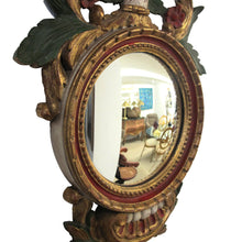 Load image into Gallery viewer, 1950S Italian Pair Of Giltwood Wall Sconces With Mirror