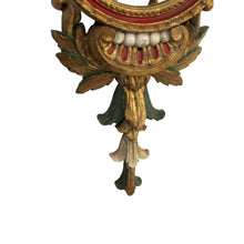 Load image into Gallery viewer, 1950S Italian Pair Of Giltwood Wall Sconces With Mirror