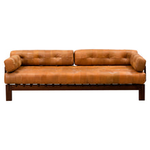 Load image into Gallery viewer, 1970s Swedish Deep Seated Leather Sofa/Daybed In the Style Of De Sede
