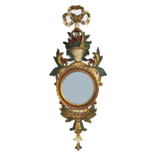 Load image into Gallery viewer, 1950S Italian Pair Of Giltwood Wall Sconces With Mirror