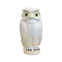 Load image into Gallery viewer, 1960s Continental Large White Glaze Ceramic Vase/Umbrella Stand In The Shape Of An Owl