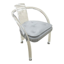 Load image into Gallery viewer, 1960s American Set of Four Dining Lucite Chairs On Wheels