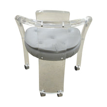 Load image into Gallery viewer, 1960s American Set of Four Dining Lucite Chairs On Wheels