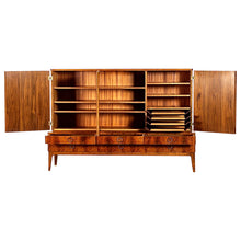 Load image into Gallery viewer, 1940s Danish Large Mahogany Sideboard by Axel Larsson For Svenska Möbelfabrikerna