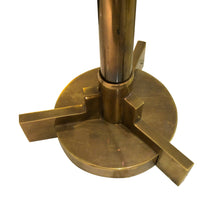 Load image into Gallery viewer, 1980s Italian Pair Of Structural Brass Table Lamps