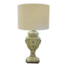 Load image into Gallery viewer, French 1950s Pair Of Hand Painted Toleware Table Lamps