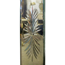Load image into Gallery viewer, Italian, 1980s Large Venetian Etched Mirrored Pair Of Table Lamps
