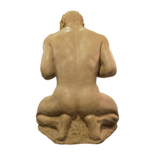Load image into Gallery viewer, 1950s French Terracotta Sculpture Of A Nude Man Kneeling