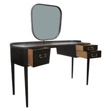 Load image into Gallery viewer, 1940s Swedish Mahogany Dressing Table With Its Original Mirror