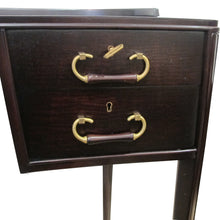 Load image into Gallery viewer, 1940s Swedish Mahogany Dressing Table With Its Original Mirror