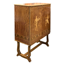 Load image into Gallery viewer, 1930s/40s Pair Of Swedish Mahogany Cabinets With Inlaid Marquetry