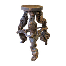 Load image into Gallery viewer, 1950s French, Set Of 3 Twisted Grape-vine Roots Bar Stools