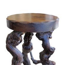 Load image into Gallery viewer, 1950s French, Set Of 3 Twisted Grape-vine Roots Bar Stools