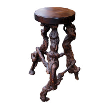 Load image into Gallery viewer, 1950s French, Set Of 3 Twisted Grape-vine Roots Bar Stools