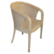 Load image into Gallery viewer, 1960s French Pair of Cane Occasional Chairs with Hand-Carved Frame