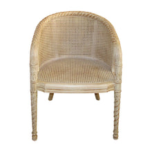 Load image into Gallery viewer, 1960s French Pair of Cane Occasional Chairs with Hand-Carved Frame