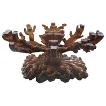 Load image into Gallery viewer, 1980s Italian Hand-Carved Tree Shaped Large Dining/Centre Table Base by Bartolozzi e Maioli
