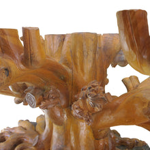Load image into Gallery viewer, 1980s Italian Hand-Carved Tree Shaped Large Dining/Centre Table Base by Bartolozzi e Maioli