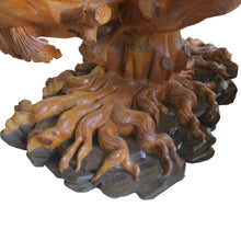 Load image into Gallery viewer, 1980s Italian Hand-Carved Tree Shaped Large Dining/Centre Table Base by Bartolozzi e Maioli