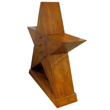 Load image into Gallery viewer, 1960’s English Unique Star Shaped Walnut Chest of Drawers