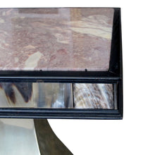 Load image into Gallery viewer, 1960s/70s English Pair of Side Tables with Marble Tops by Anthony Redmile