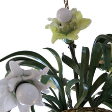 Load image into Gallery viewer, 1980s Italian Coloured Glass And Toleware Chandelier By Banci, Florence