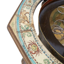 Load image into Gallery viewer, 1960s Italian Large World Map Bar Cart with Zodiac Signs