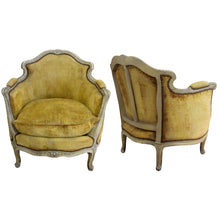 Load image into Gallery viewer, Early 20th Century French Pair of Bergères Louis XV Style