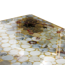 Load image into Gallery viewer, Scandinavian 1970s Coffee Table With Natural Stone and Acrylic Top