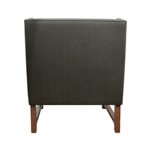 Load image into Gallery viewer, English Modern Large Wingback Armchair with its Matching Stool