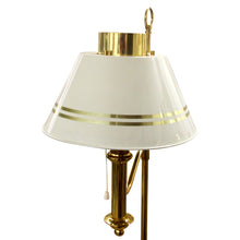 Load image into Gallery viewer, Swedish 1970s Pair of Brass and Metal Bracket Floor Lamps White Shades