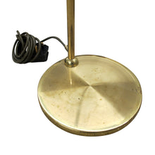 Load image into Gallery viewer, Swedish 1970s Pair of Brass and Metal Bracket Floor Lamps White Shades