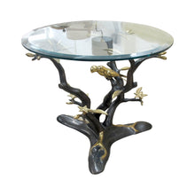 Load image into Gallery viewer, Belgian, 1970s Willy Daro Round “Bonsai” side table