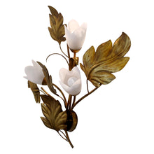 Load image into Gallery viewer, 1960s Pair of Floral and Leaf Wall Lights by Hans Kögl, German