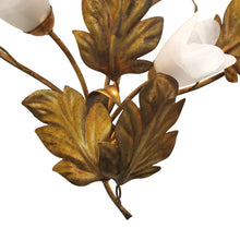 Load image into Gallery viewer, 1960s Pair of Floral and Leaf Wall Lights by Hans Kögl, German