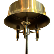 Load image into Gallery viewer, 1970s Swedish Pair of Brass Floor Lamps With Brass Large Metal Shades