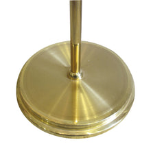 Load image into Gallery viewer, 1970s Swedish Pair of Brass Floor Lamps With Brass Large Metal Shades