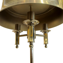 Load image into Gallery viewer, 1970s Swedish Pair of Brass Floor Lamps With Brass Large Metal Shades