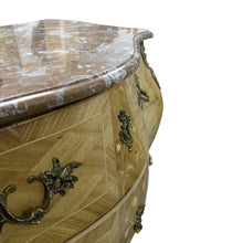 Load image into Gallery viewer, Pair of Walnut Serpentine Bombe chests of Drawers/Commodes, Swedish