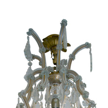 Load image into Gallery viewer, 1950s Large Marie Therese 10 Branch Crystal Chandelier, French