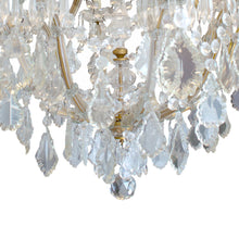 Load image into Gallery viewer, 1950s Large Marie Therese 10 Branch Crystal Chandelier, French