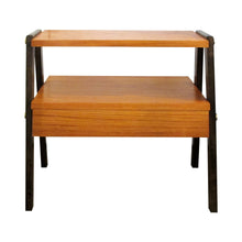Load image into Gallery viewer, Mid-Century Modern Set Of Two Scandinavian Teak Bedside Tables