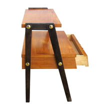 Load image into Gallery viewer, Mid-Century Modern Set Of Two Scandinavian Teak Bedside Tables