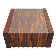 Load image into Gallery viewer, Jacaranda wood side tables by Parcival Lafer with folding mechanism