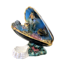 Load image into Gallery viewer, Set of 6 Vallauris Glazed Ceramic Table Lamps in the shape of Sea Shells, Mid-century French