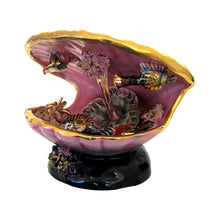 Load image into Gallery viewer, Set of 6 Vallauris Glazed Ceramic Table Lamps in the shape of Sea Shells, Mid-century French